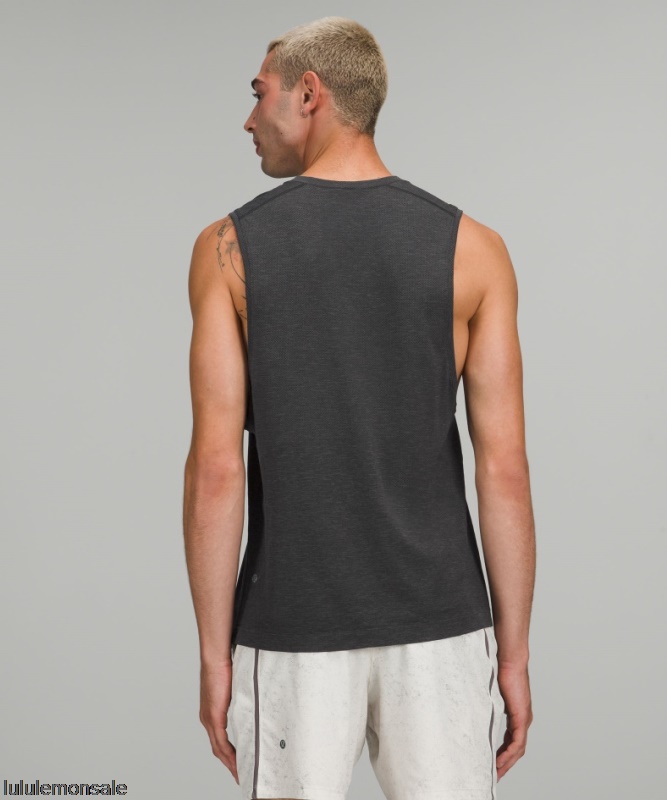 Lululemon Deutschland DELULU974 | Deep Coal Metal Vent Tech Ärmelloses Shirt 20